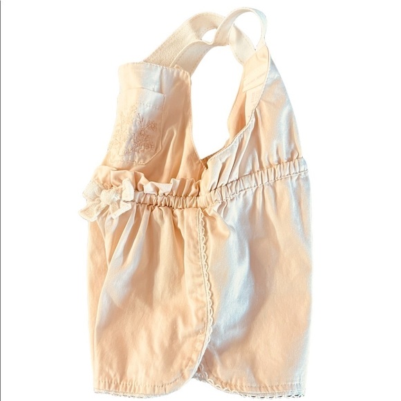 RACHEL ASHWELL - BABY GIRLS SHORTS OVERALLS BLUSH COLOR SIZE 12 MONTHS - Picture 5 of 9